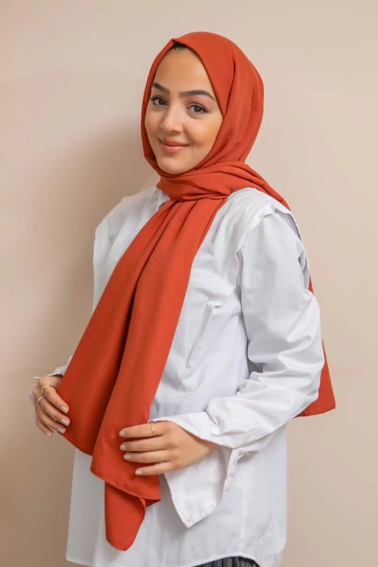 Hijab (Voile) Jazz Cannelle - Marque SD Cachette - Polyester Pour Toutes Saisons