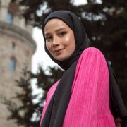 hijab foulard jazz noir